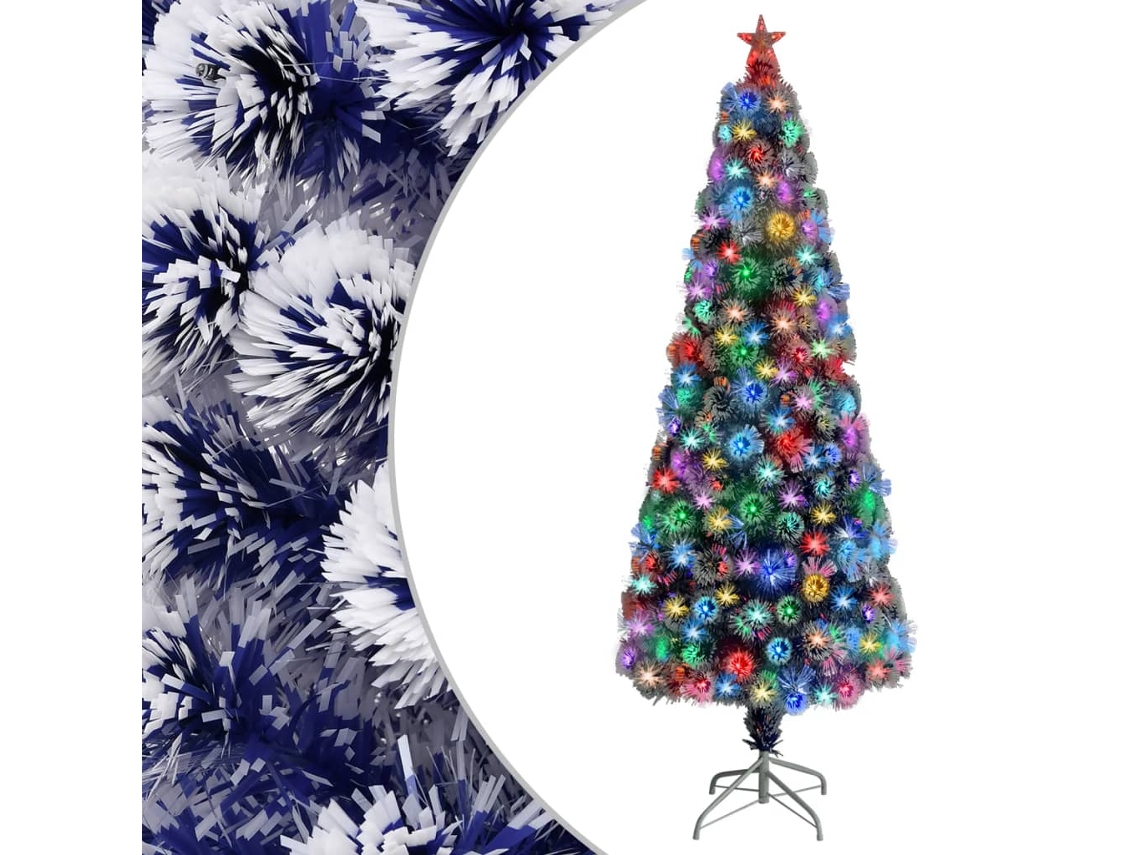 Artificial Christmas Tree, Artificial Christmas Trees Vidaxl Branco Aço (240 Cm)