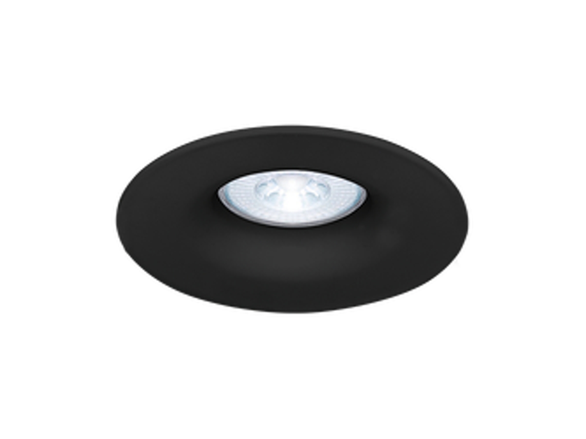 Tetra D1 Black Round Spot Suporte Mr16 Gu10/Gu5.3 BRAYTRON