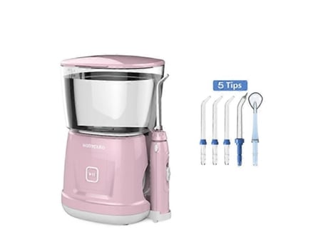 Waterpulse V700 Tanque de 1000ml Toque Irrigador Oral Dental Limpador Elétrico Flosser de Água Jato de Fio Dental Portátil 5 Pontas Escova de Dentes Zmliyecqns