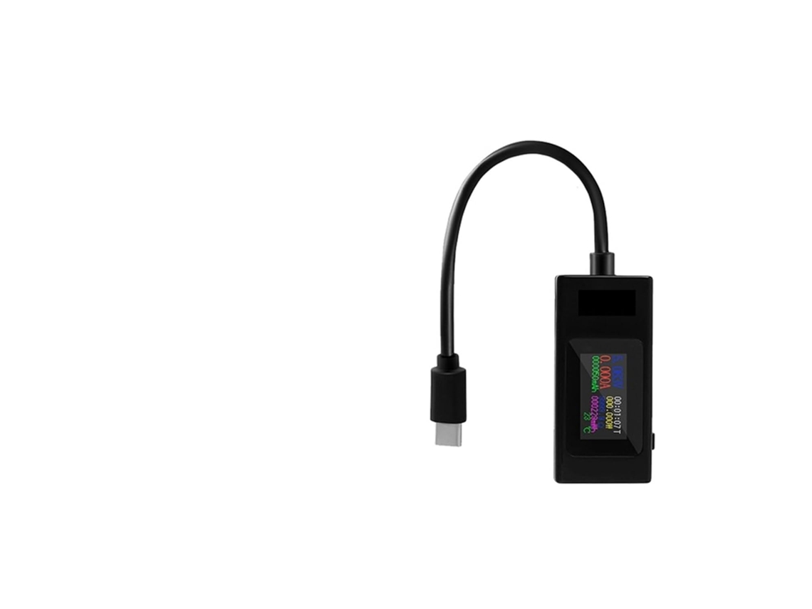 Testador SFUSHOS USB/Tipo C DC 4-30V, Voltímetro e Amperímetro