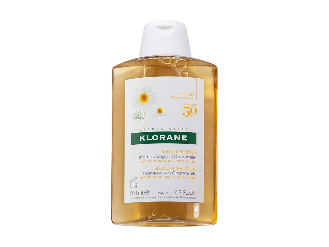 Klorane Shampoo de camomila limpa e ilumina 200 ml Worten.pt