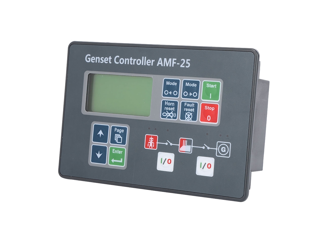 Controlador De Gerador A Diesel Laxiscreed Com Arranque Automático Para Tensão Dc 8-35v