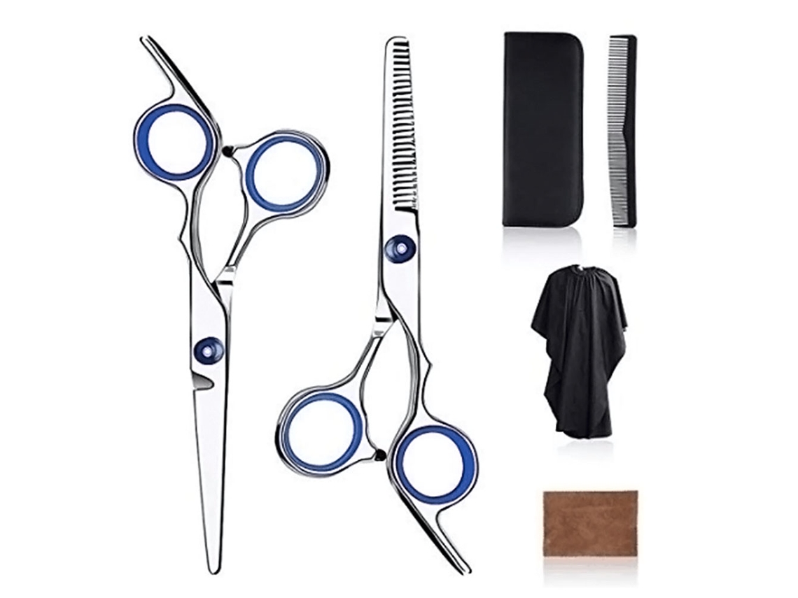 2026 set de Tesouras de Corte de Cabelo com Capa e Pente Tesouras Profissionais para Cabeleireiro, Casa e Salão