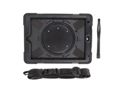 2026zentro-capa Protetora Rugged Para Tablet Ios 10.2 Polegadas 2019-2021 Com Pulseira, Suporte E Cinto De Ombro Preta