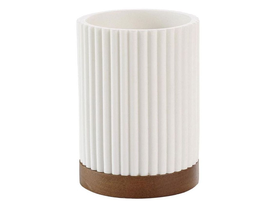 Copo Escova De Dentes "niagara" 10cm Branco