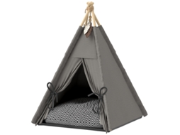 Tenda Tipi com Almofada e Bola Cinza 60x60x76cm