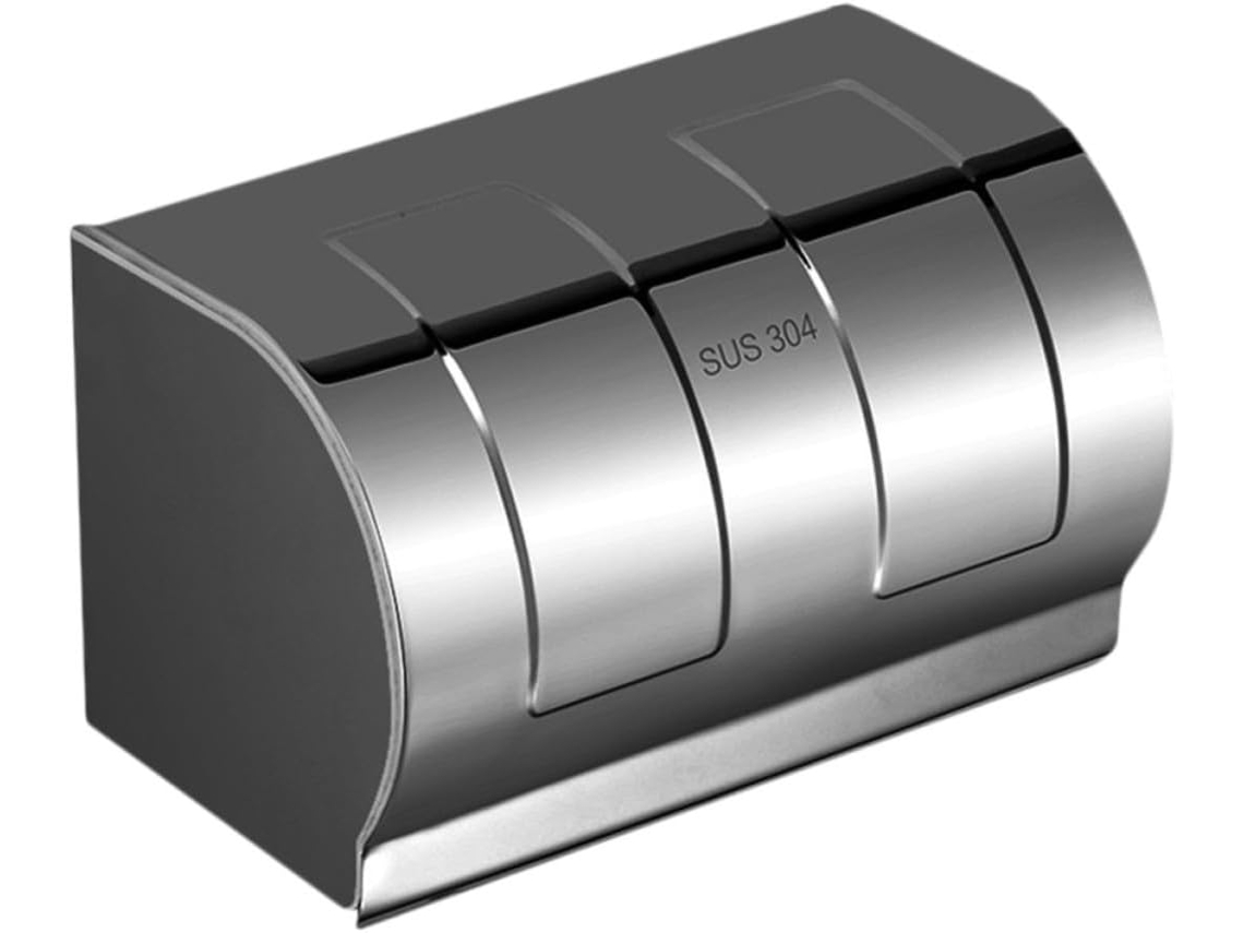 Suporte Para Papel Higiênico Sem Furos Uso Doméstico Design Simples E Elegante Feito Em Aço Inoxidável 304 Fácil De