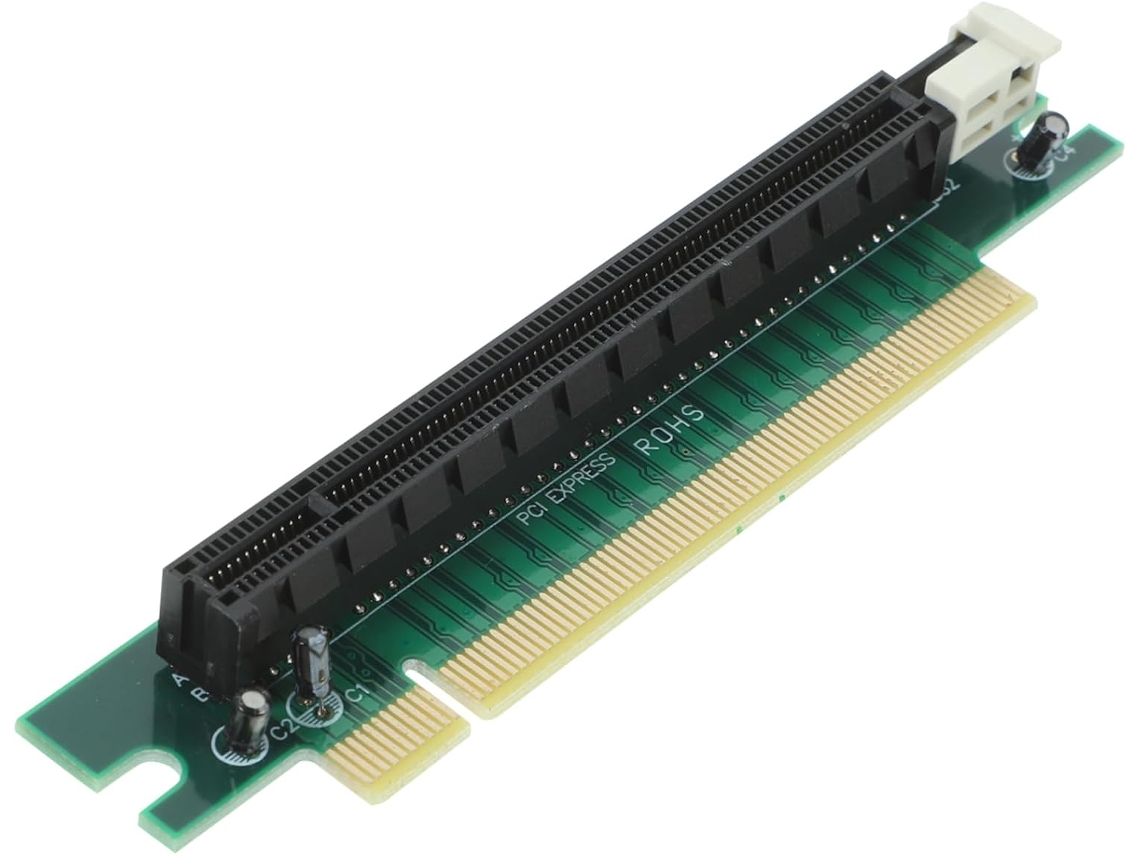 Placa De Expansão Pci-e De Silício Preto De 90 Graus