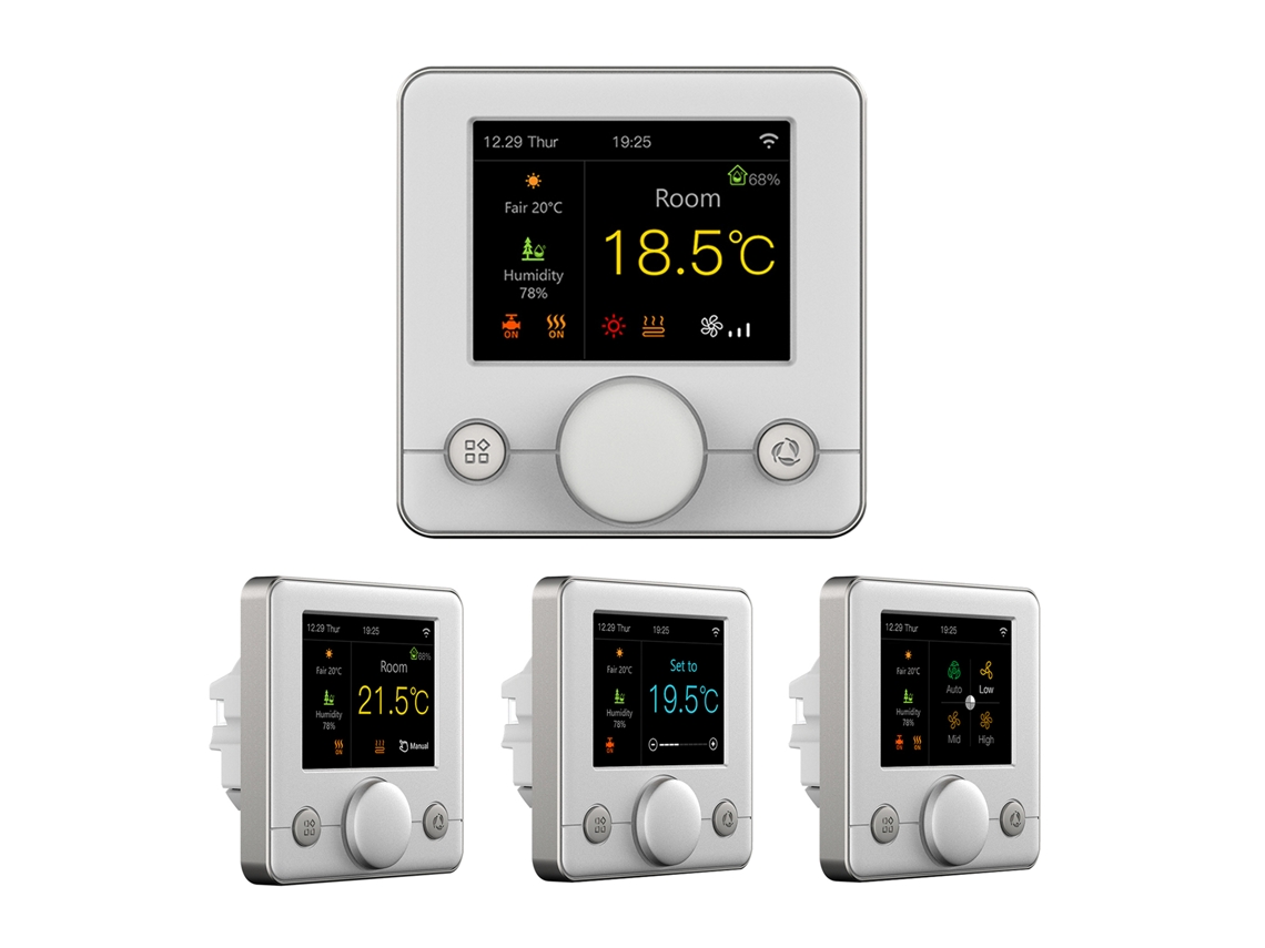 Termostato Inteligente Wifi Com Display Lcd Rgb 3a Programável