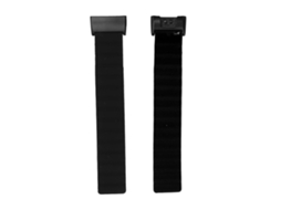 2pcs Pulseira De Relógio Magnética De Silicone Ajustável Para Acessórios Inteligentes Redmi Preto