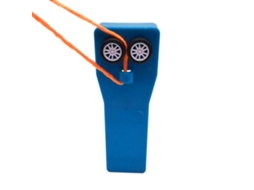 Mali rope Launcher Brinquedo Elétrico Corda Portátil Abs para Crianças Outdoor Festa 2,4m