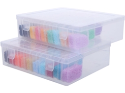 Refil De Pérolas Coloridas Para Derreter Com Caixa De Plástico