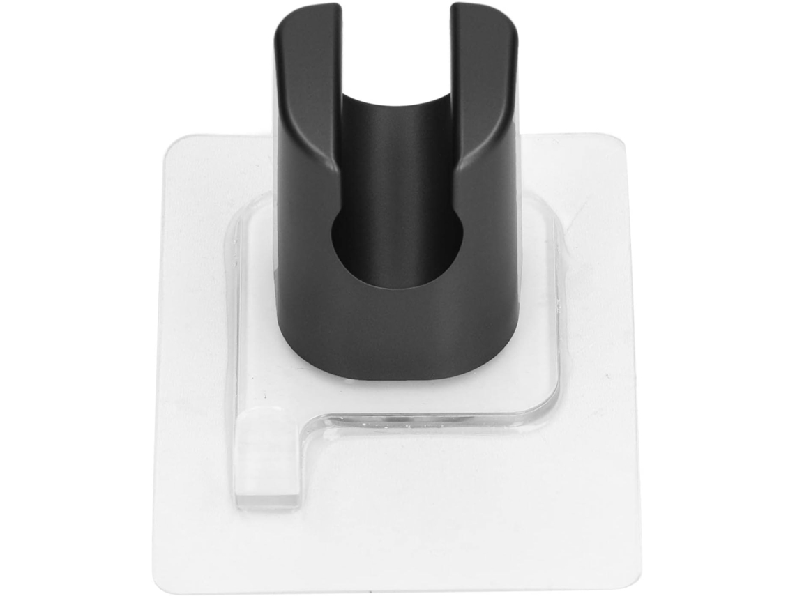 Suporte Para Chuveiro Hyuduo, Adesivo Suporte Para Chuveiro Em Abs Preto Fosco, Montagem Na Parede Impermeável Sem Furos