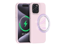 Capa Para Iphone 13 Pro Max (roxa (magnética)), Silicone Líquido, Magnética