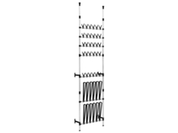 Shoe Rack, Shoe Racks Vidaxl Prateado Alumínio