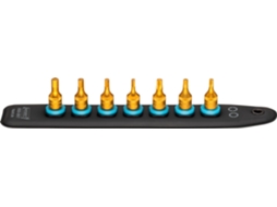 Hazet smartrail com 7 slots 8500-sr/7 quadrado oco 1/4 Polegada 6 3 mm perfil torx interno perfil hexágono interno t30 t20 t25