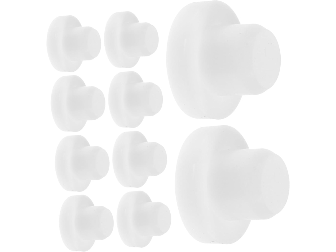 Rolhas De Silicone Reutilizáveis E Duráveis Em Branco Solução Prática Para Embalagens, Pacote Com 10 Unidades, Para