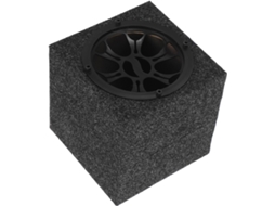 Caixa Acústica De Madeira Para Subwoofer Com Revestimento De Feltro, Universalmente Compatível.