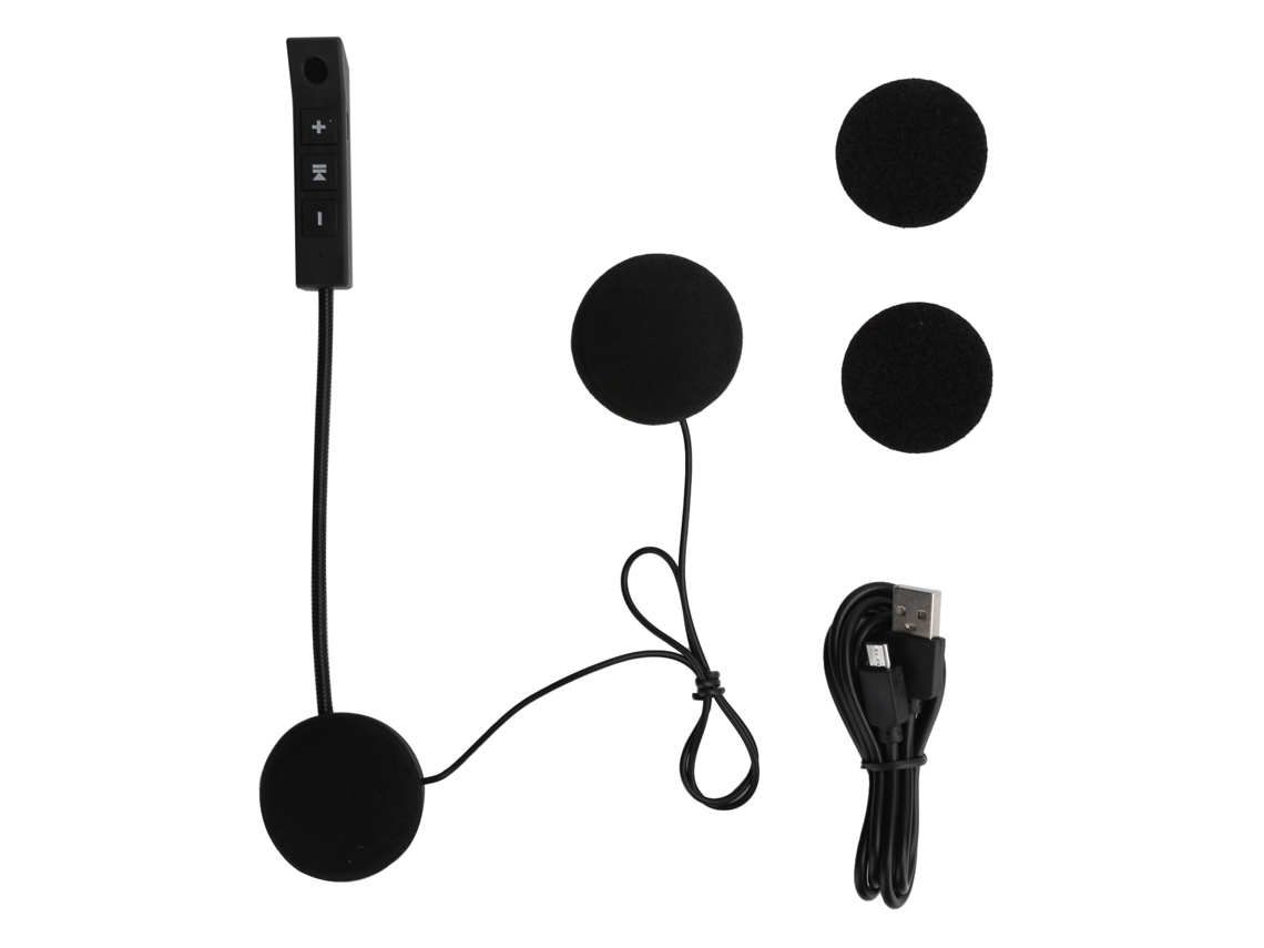 Fone De Ouvido Bluetooth Para Capacete De Moto Com Microfone Redução De Ruído Estéreo Headset