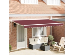 Vidaxl Estrutura De Toldo Borgonha 350 X 200 Cm