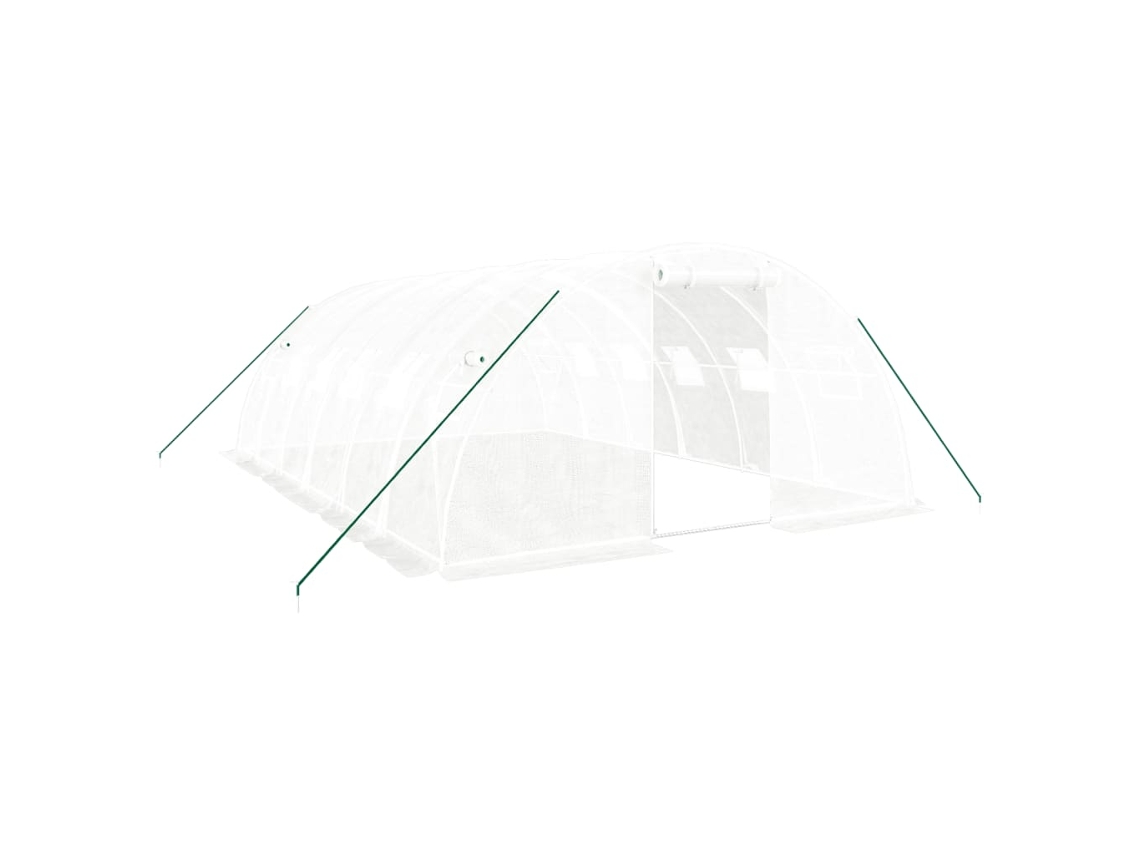 Greenhouse, Greenhouses Vidaxl Branco Polietileno (6 X 4 X 2 M)