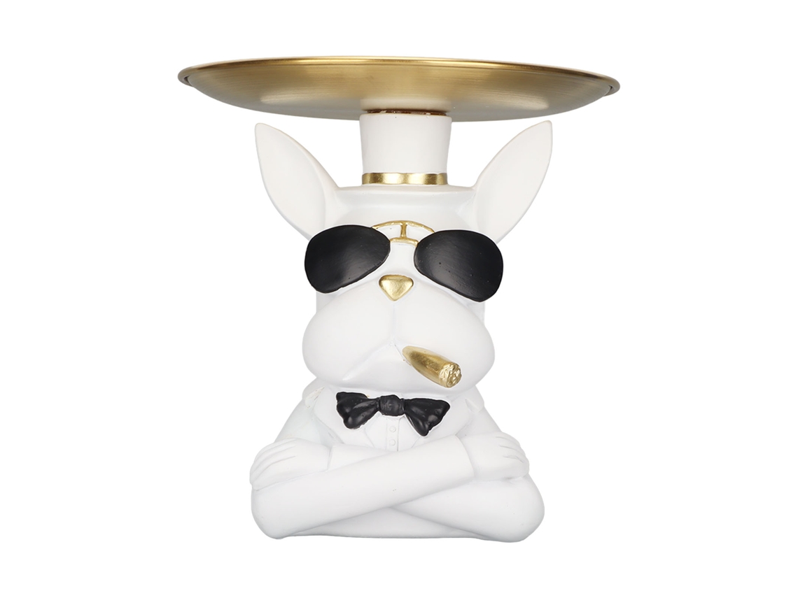 Prato De Doces Com Escultura Animal Suporte Brincos Decor