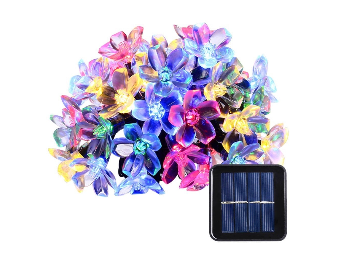 Luzes de Flores de Cerejeira Movidas a Energia Solar 12 M, 60 Luzes STELASPLEN