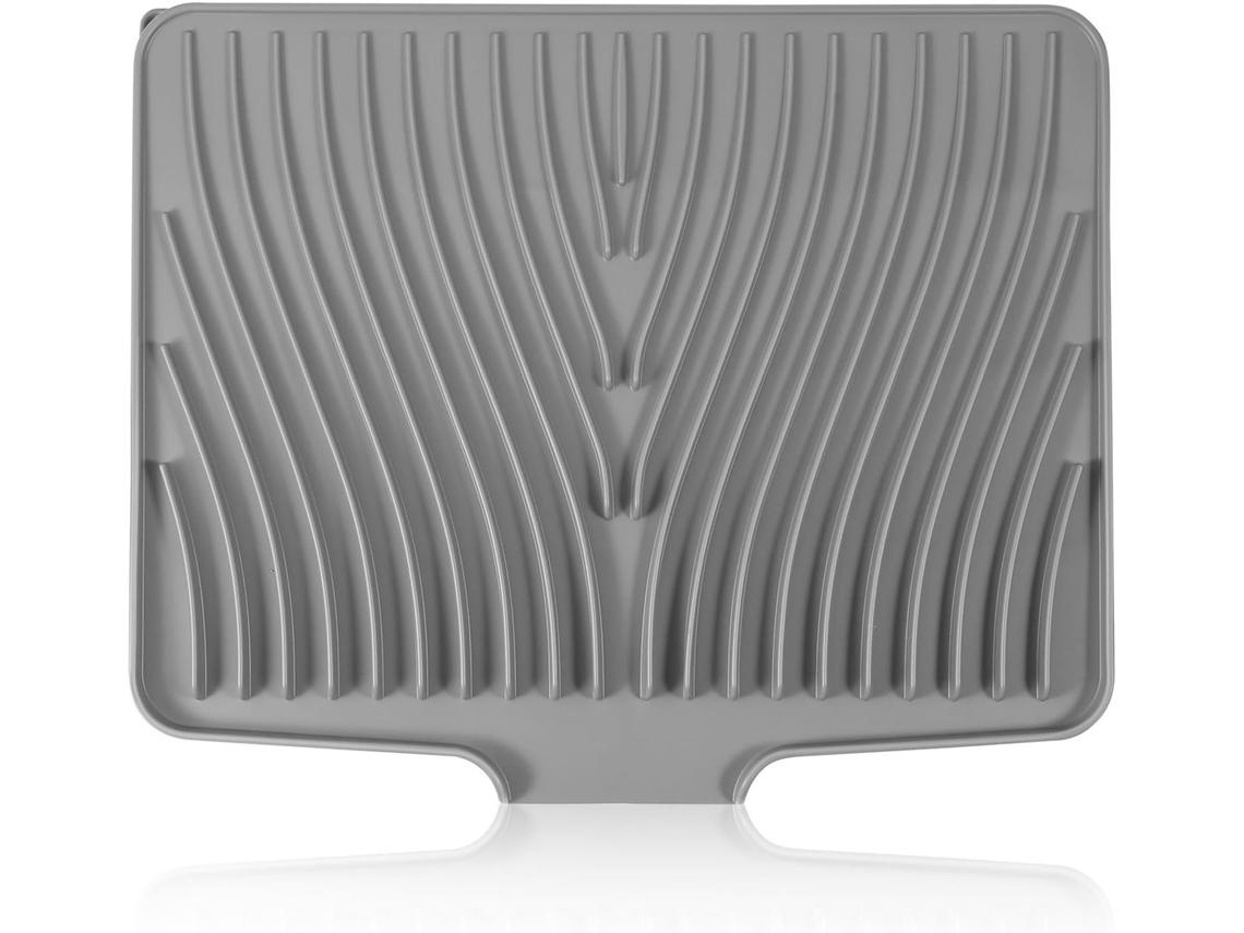 Tapete de silicone para Pia Operitacx Runner, com design inclinado, antiderrapante e duplo, ideal para cozinha e