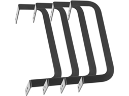 Conjunto Ultechnovo de 4 baterias antiderrapantes para colchão, barras de fixação de metal reforçado, fixadores para