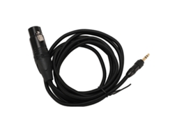 Cabo 3.5mm para Xlr Fêmea com Bloqueio Rosca | S/MARCA