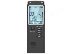 Gravador De Voz Digital Profissional Ativado Por Voz, Mp3 Player Sem Perdas Com Caneta Usb 8 Gb Yizhood (preto)