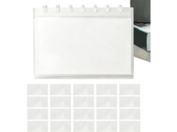Álbum Fotos Calendário Suporte Vertical 20 Páginas Refil Exibição Substituíveis Estar Quarto Dormitório GOKOCO