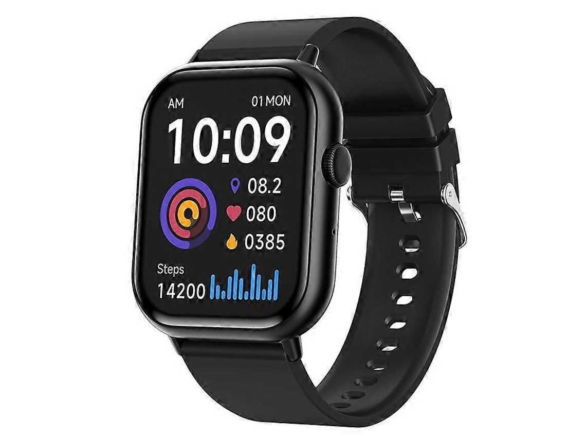 Relógio inteligente G44 de 2,01 polegadas com monitor cardíaco 24 horas e rastreador de condicionamento físico, pulseira de silicone para bicicleta elétrica