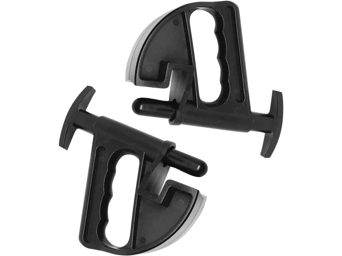 Conjunto de 2 ferramentas leves de plástico para remoção de pneus de carro com roda de alta resistência.