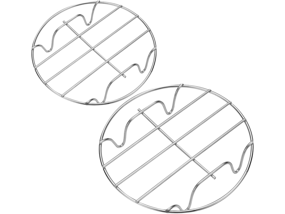Suporte Para Vapor Em Aço Inoxidável, 2 Peças, 15 Cm E 20 Cm, Multifuncional, Para Cozinhar E Resfri Gokoco