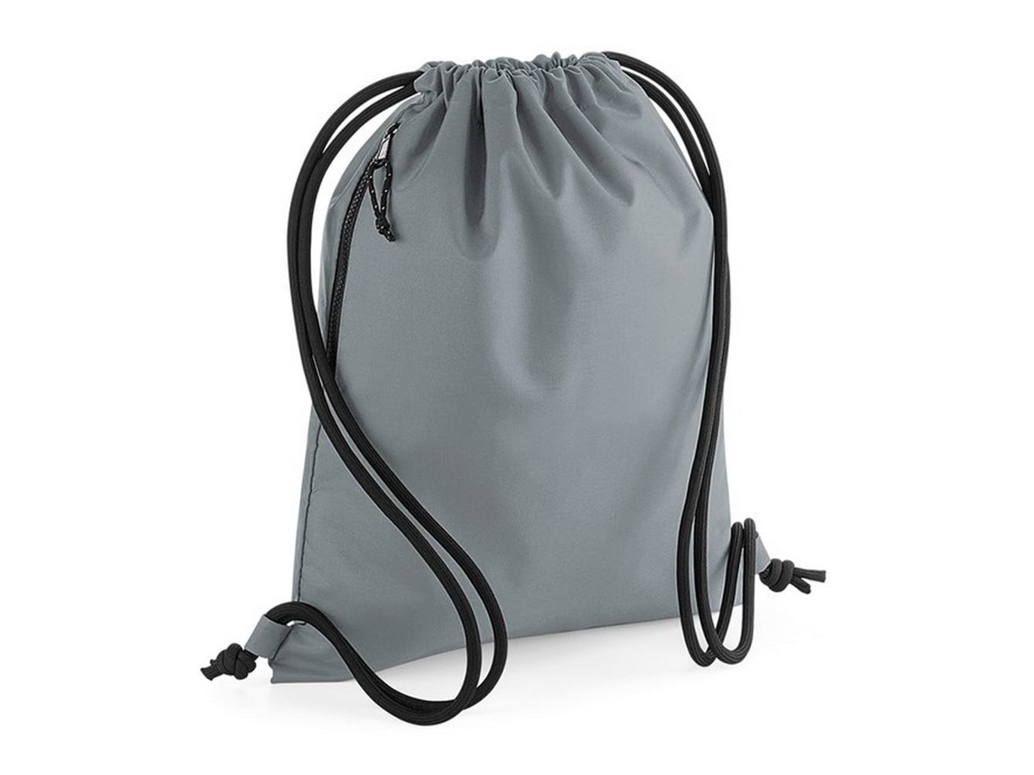 Saco de Cordão Bagbase Unissex Adulto Reciclado, Cinza, Tamanho Único BRILVIBERA