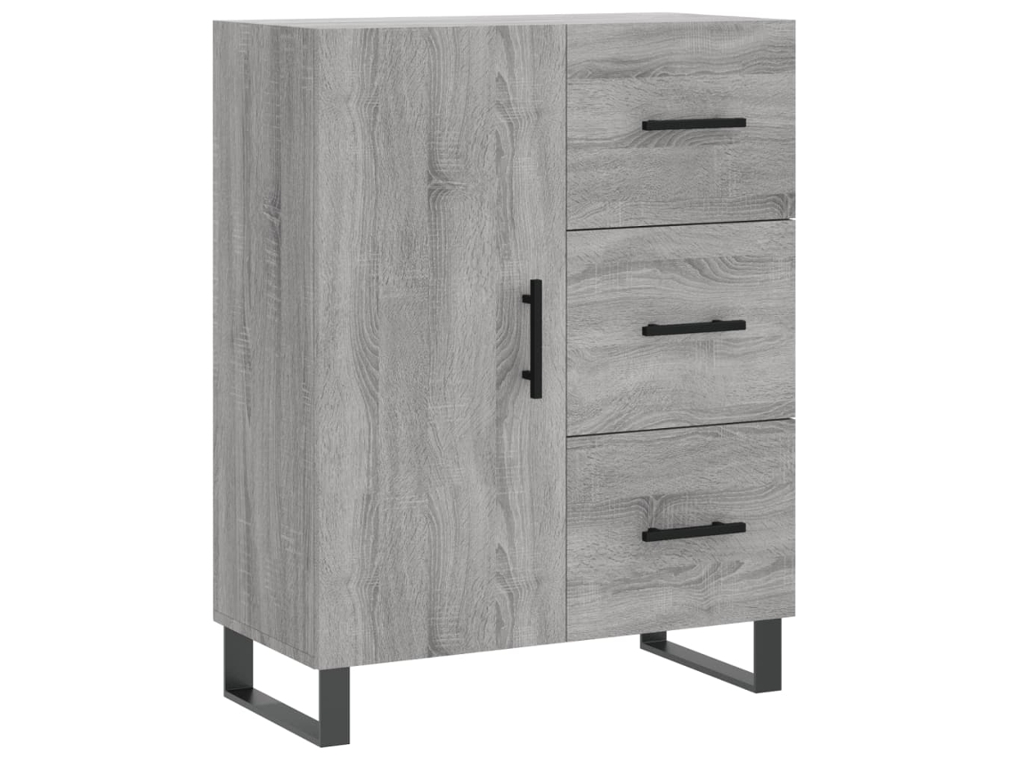Sideboard, Sideboards Vidaxl Cinzeto Madeira Processada (n/a)