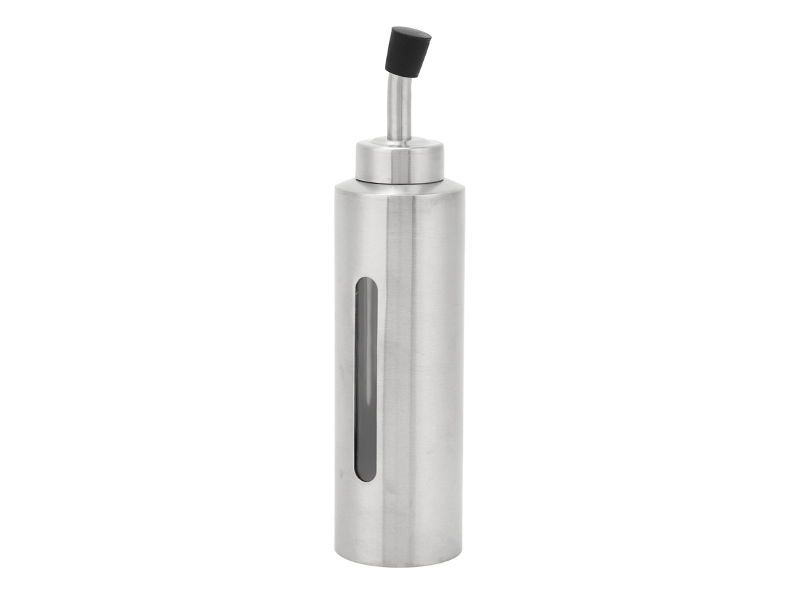 Nova Line garrafa Dispenser de Óleo Azeite Vinagre Inox 304 com Bico Janela Transparente Cozinha