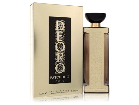 Eau De Parfum Riiffs Deoro Patchouli by Riiffs Spray (Unisex) 3.4 oz (100 ml)