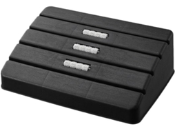 Apoio Pés Escritório Ergonômico Embaixo Mesa Multicolorido (preto)