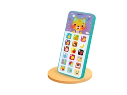 Vylara Telemóvel Educativo Multifunções Para Crianças Aprenderem Espanhol, Brinquedo De Telefone Simulador Inteligente(cor Ciano)