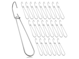 Ganchos para Moldes, 24 Peças, Cabides Metálicos de 18, 5 Cm para Costura, Armazenamento de Papel e Outros Moldes BRILVIBERA (7, 3 Polegadas)