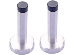 Conjunto De 10 Batentes De Porta De Parede Em Aço Inoxidável Com Acabamento Escovado Para Proteger Paredes E Maçanetas.