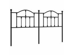 Headboard, Headboards Vidaxl Preto Aço (180 Cm)