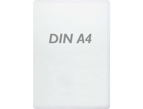Porta Documentos A4  PrimeMatik Transparente (29.7x21cm)