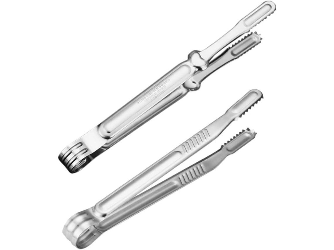 Pinças Para Churrasco Yarnow De Aço Inoxidável 2 Peças, Ideais Para Grelhar E Cozinhar, Utensílios De Cozinha Para Bifes