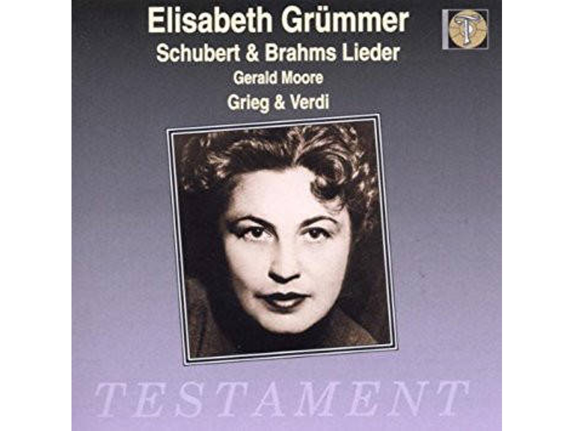 CD Elisabeth Grümmer, Gerald Moore - Schubert (1CDs)