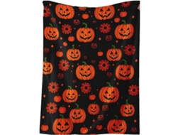Manta Retrô de Halloween Syjym para Sofás Camas Carros Quartos Escritórios e Camping, Macio, Quente, Ideal Par
