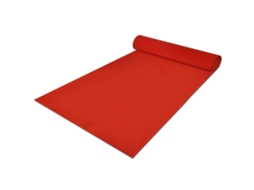Conjunto 1 Carpete De Evento Vidaxl Vermelho Poliéster (1 X 20 M)