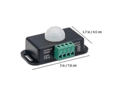 2 Peças Sensor Infravermelho 12 24v Sensor De Movimento Controlador De Cais Temporizador Interruptor De Luz D Slowmoose
